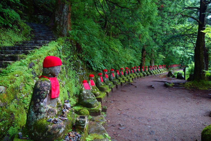 World Heritage Nikko Walking Tour - Stone Statue At Kanmangafuchi Abys - Nikko In Japan