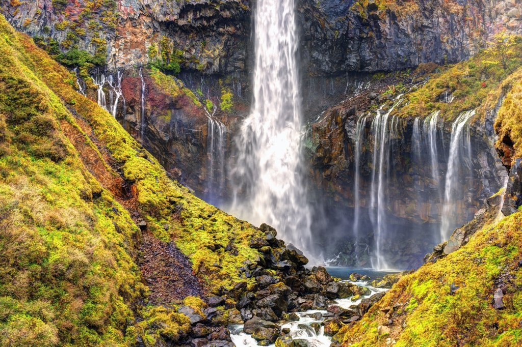 11 Day Budget Japan Tour - Kegon Waterfalls in Nikko, Japan.