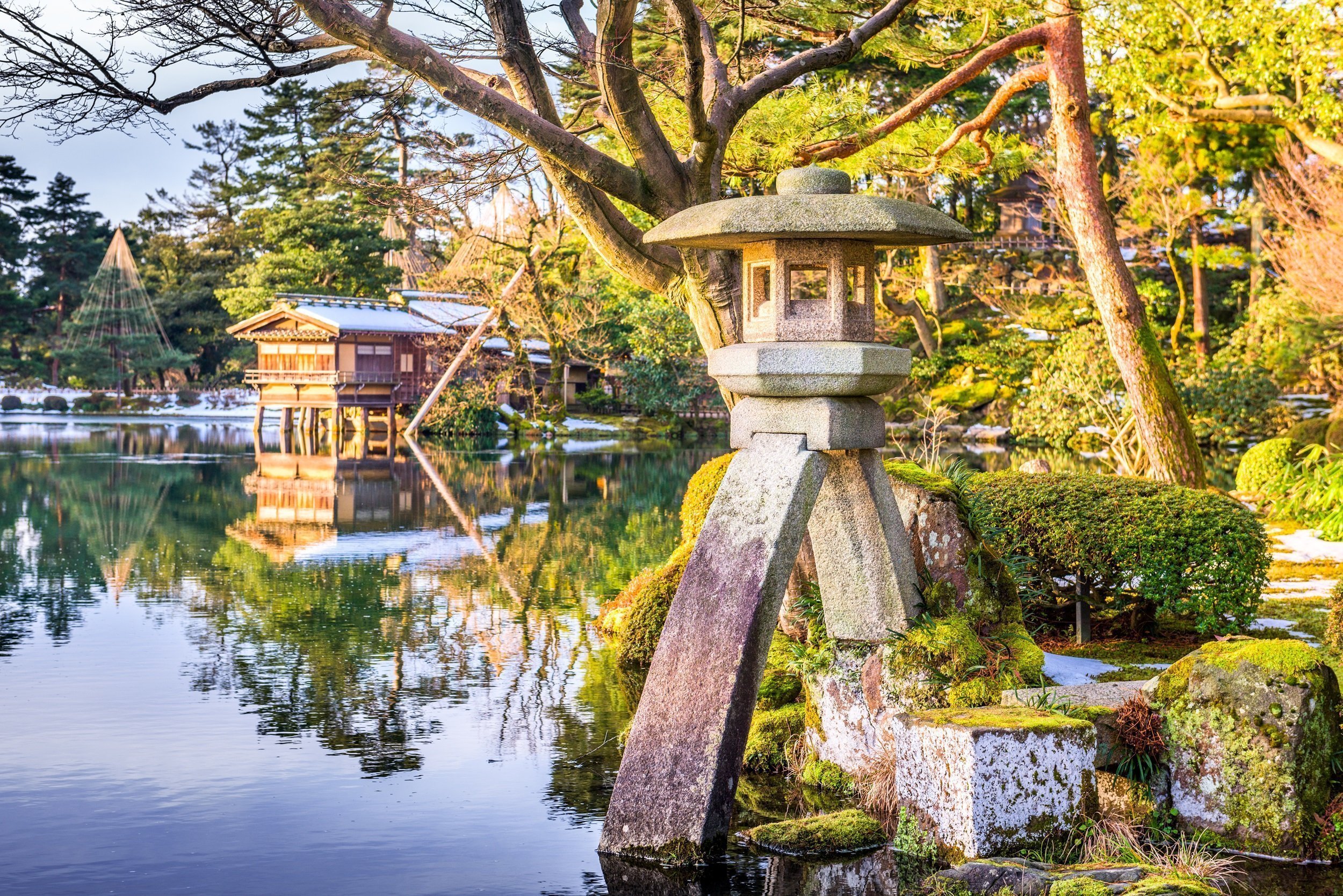 Kanazawa Japan Kenrokuen Garden