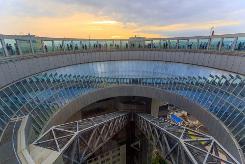 Osaka Floating Garden Observatory Sunset