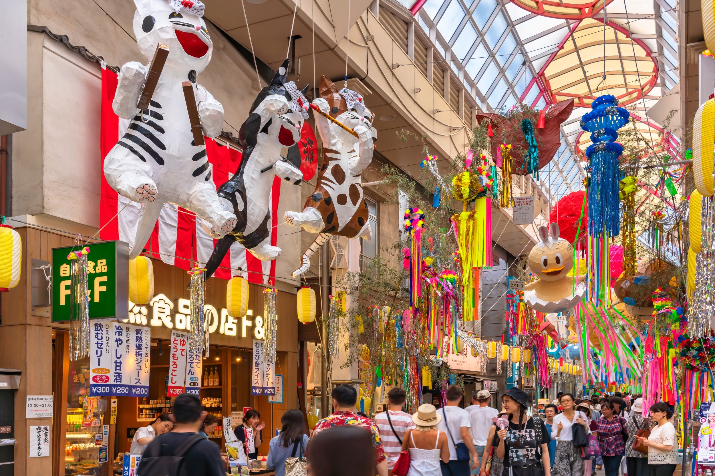 Asagaya Pearl Center Shopping Tokyo West-side Bike And Food Tour